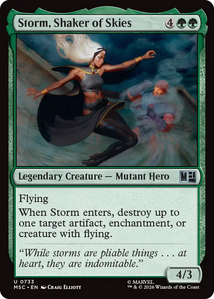 Storm, Shaker of Skies [Marvel Super Heroes Commander] | Tabernacle Games