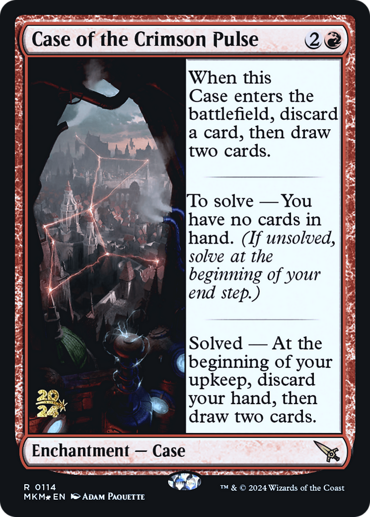 Case of the Crimson Pulse [Murders at Karlov Manor Prerelease Promos] | Tabernacle Games