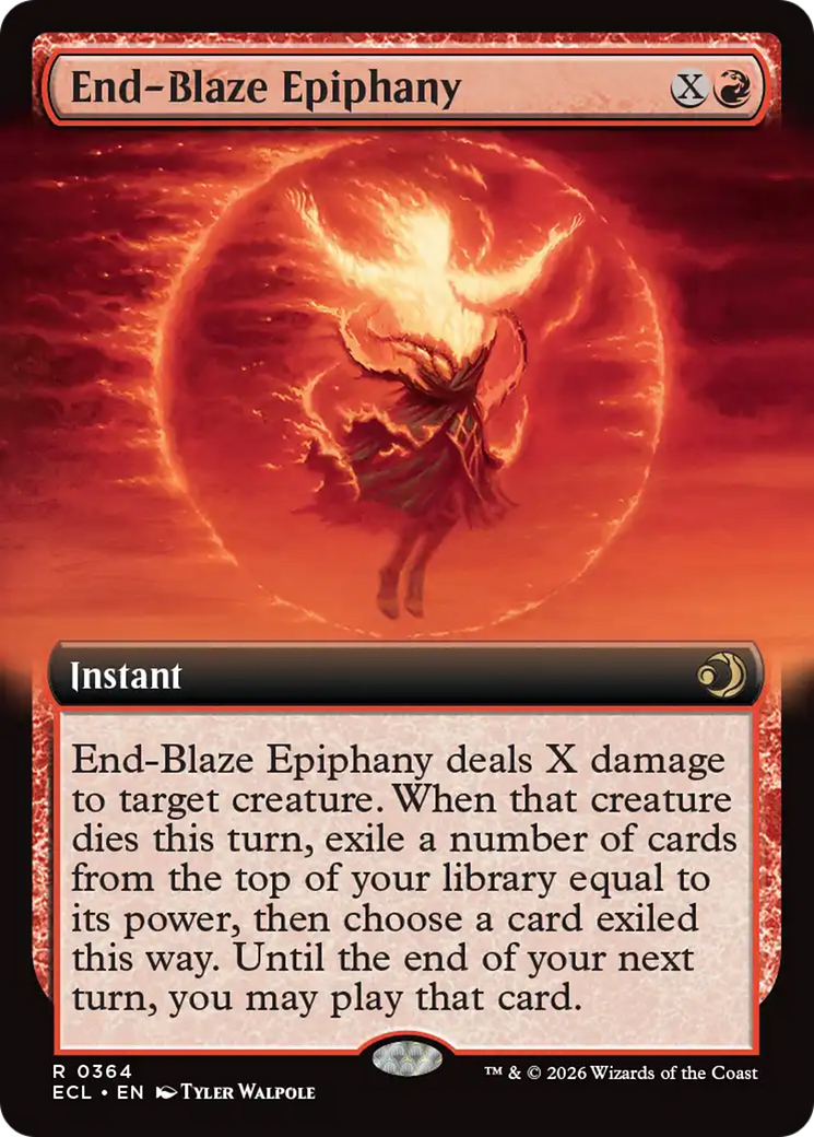 End-Blaze Epiphany (Extended Art) [Lorwyn Eclipsed] | Tabernacle Games