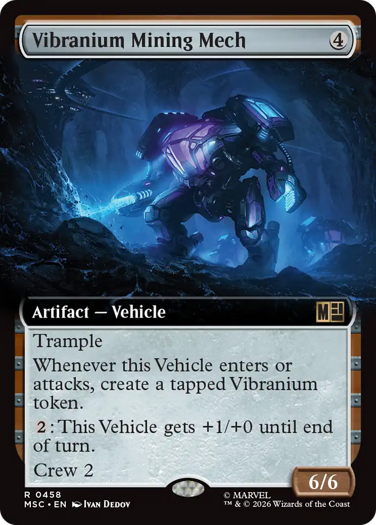 Vibranium Mining Mech (Extended Art) [Marvel Super Heroes Commander] | Tabernacle Games