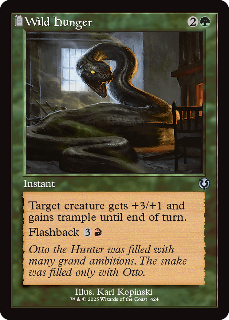 Wild Hunger (Retro Frame) [Innistrad Remastered] | Tabernacle Games