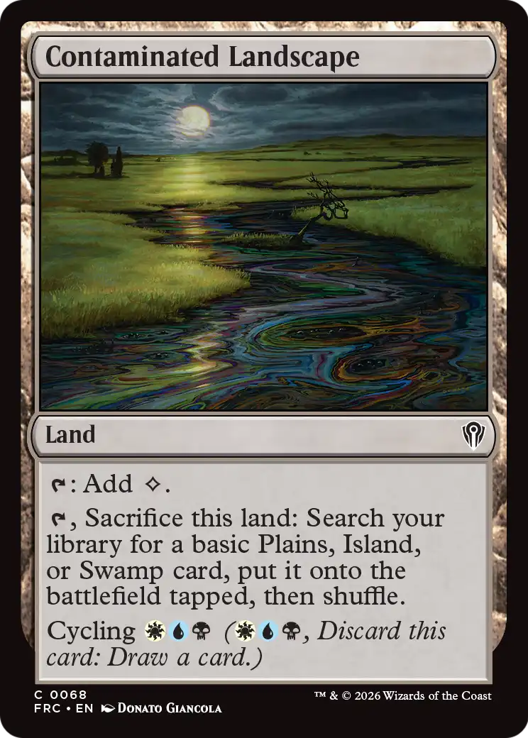 Contaminated Landscape [Reality Fracture Commander] | Tabernacle Games