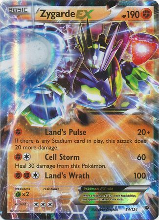 Zygarde EX (54/124) (Jumbo Card) [XY: Fates Collide] | Tabernacle Games