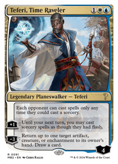 Teferi, Time Raveler (White Border) [Mystery Booster 2] | Tabernacle Games