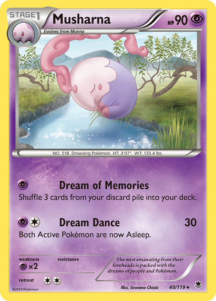 Musharna (40/119) [XY: Phantom Forces] | Tabernacle Games