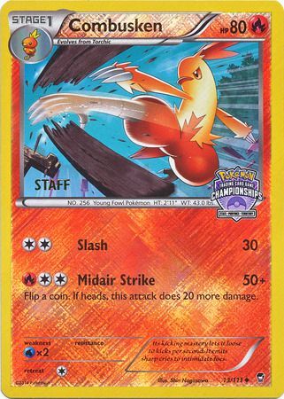 Combusken (13/111) (Championship Promo Staff) [XY: Furious Fists] | Tabernacle Games