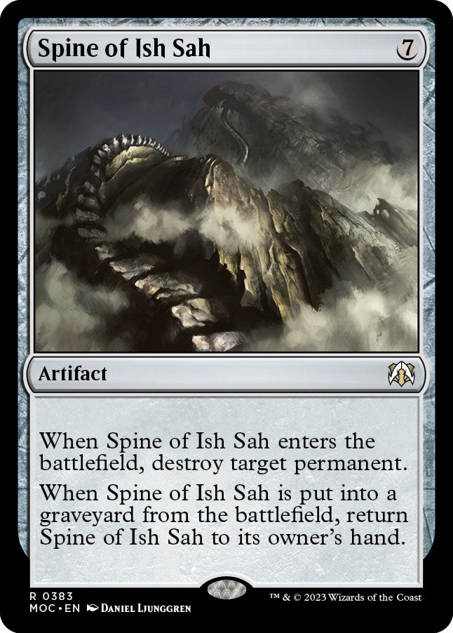 Spine of Ish Sah [March of the Machine Commander] | Tabernacle Games