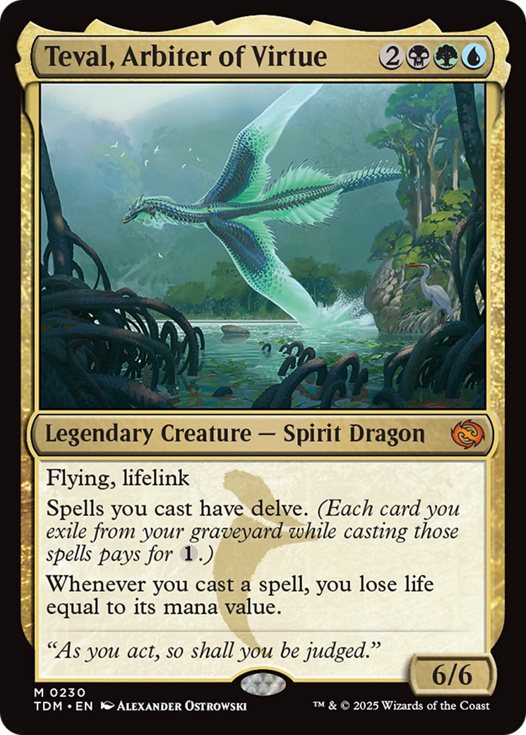 Teval, Arbiter of Virtue [Tarkir: Dragonstorm] | Tabernacle Games