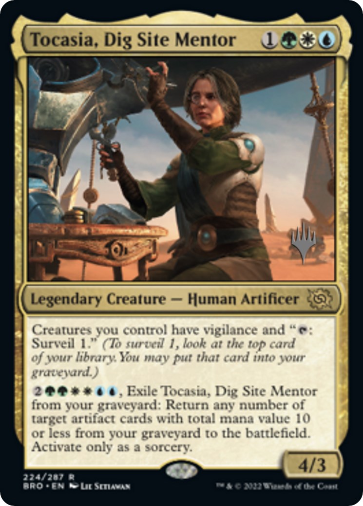 Tocasia, Dig Site Mentor (Promo Pack) [The Brothers' War Promos] | Tabernacle Games