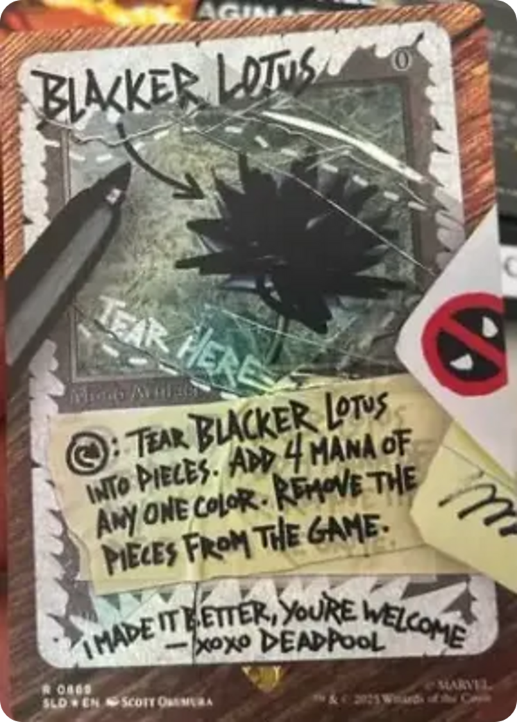 Blacker Lotus (Rainbow Foil) [Secret Lair Drop Series] | Tabernacle Games