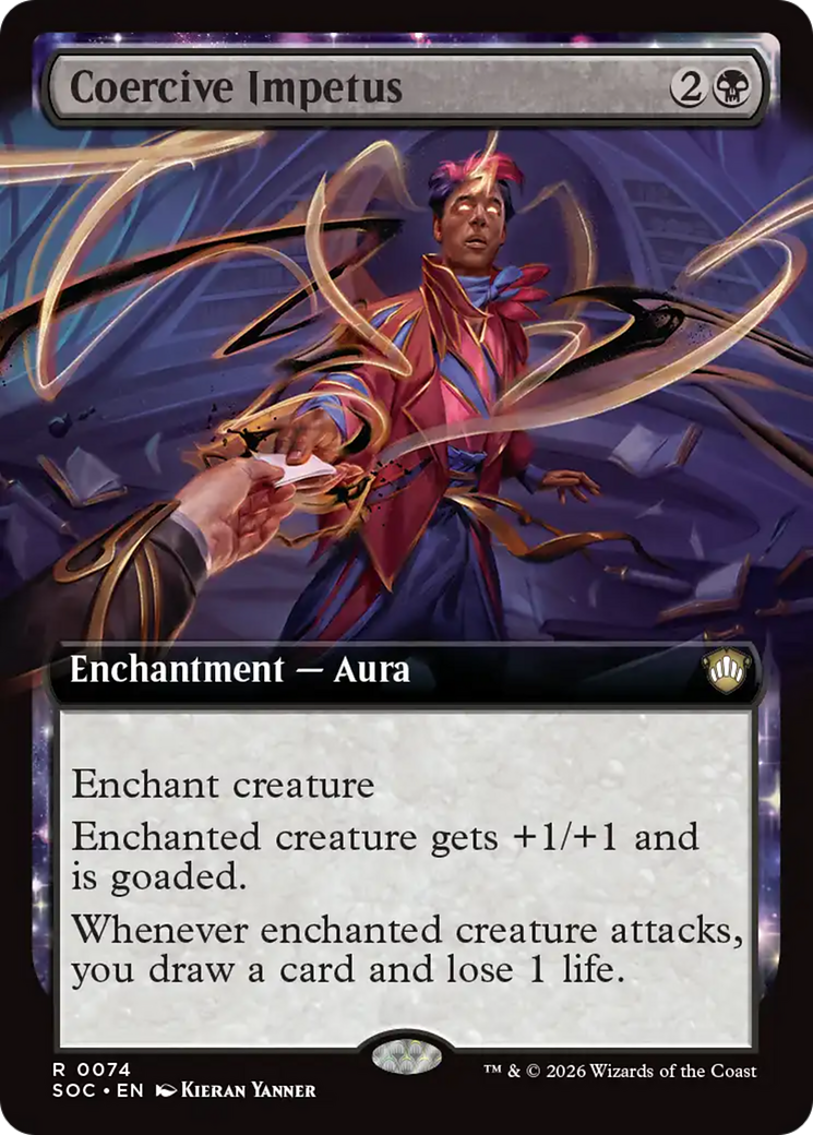 Coercive Impetus (Extended Art) [Secrets of Strixhaven Commander] | Tabernacle Games