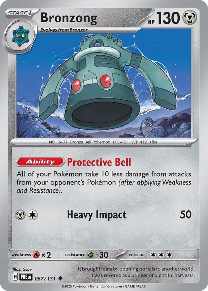 Bronzong (067/131) [Scarlet & Violet: Prismatic Evolutions] | Tabernacle Games