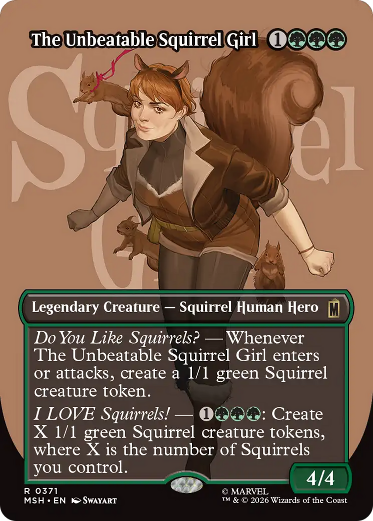 The Unbeatable Squirrel Girl (Borderless) [Marvel Super Heroes] | Tabernacle Games