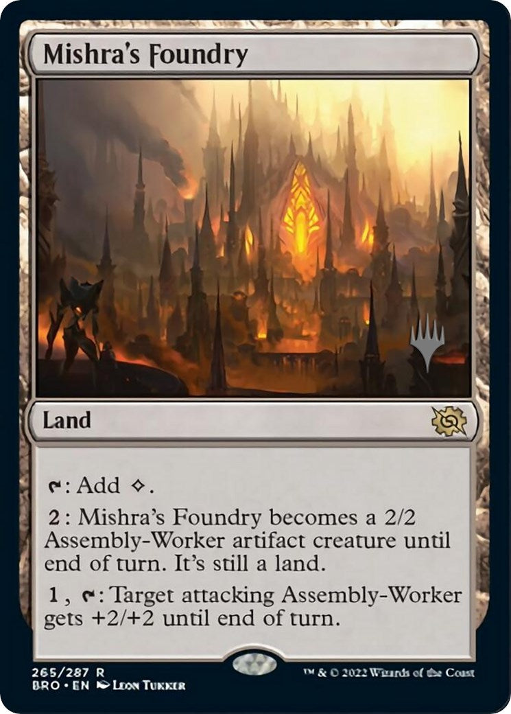 Mishra's Foundry (Promo Pack) [The Brothers' War Promos] | Tabernacle Games