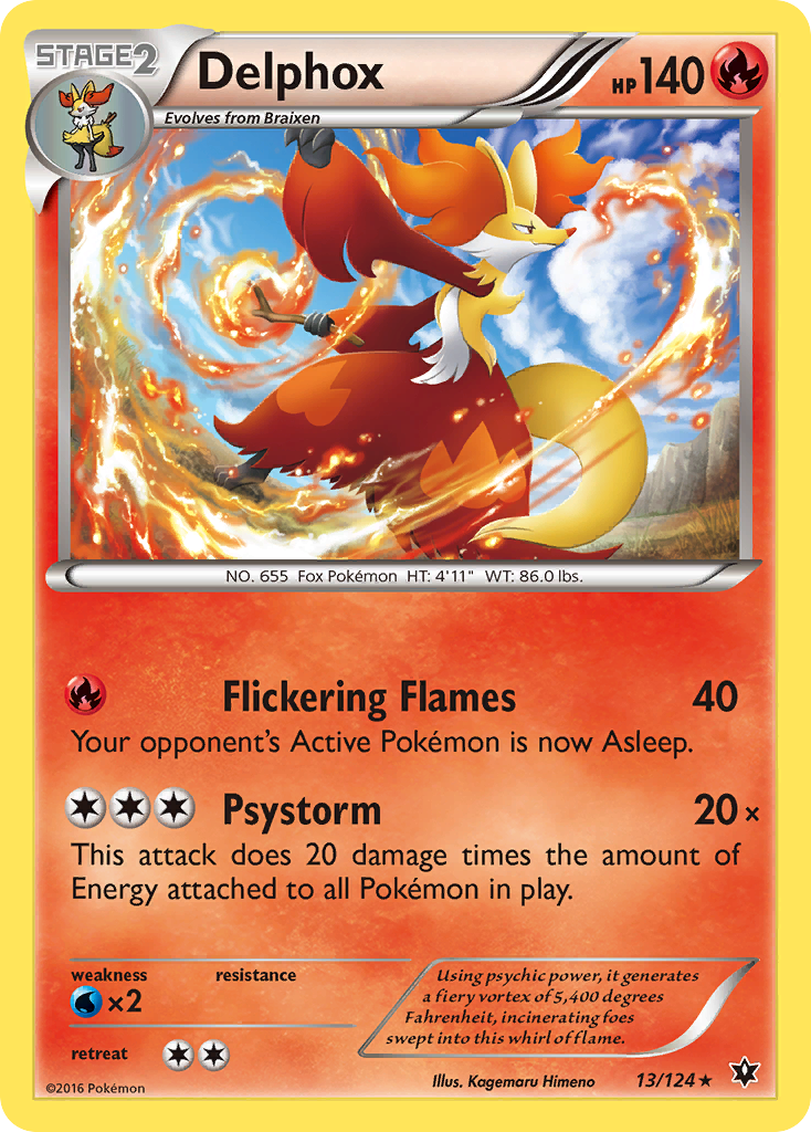 Delphox (13/124) [XY: Fates Collide] | Tabernacle Games