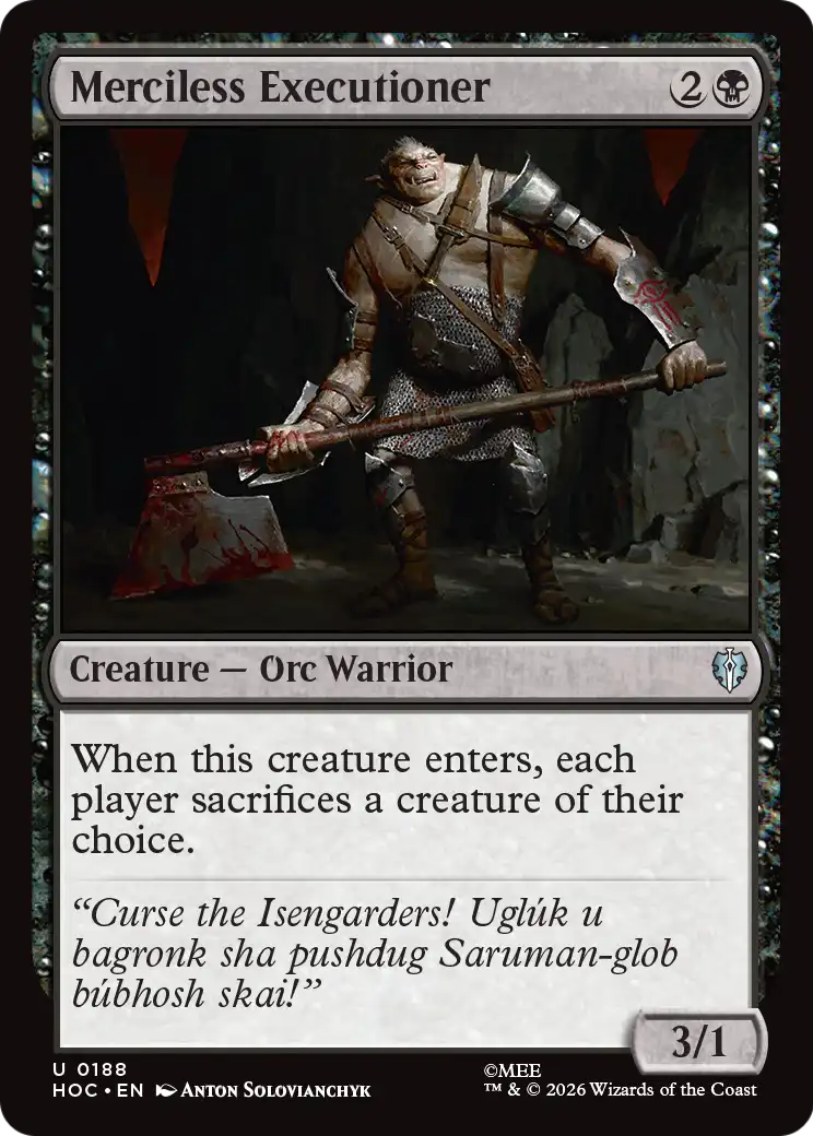 Merciless Executioner [The Hobbit: Eternal-Legal] | Tabernacle Games