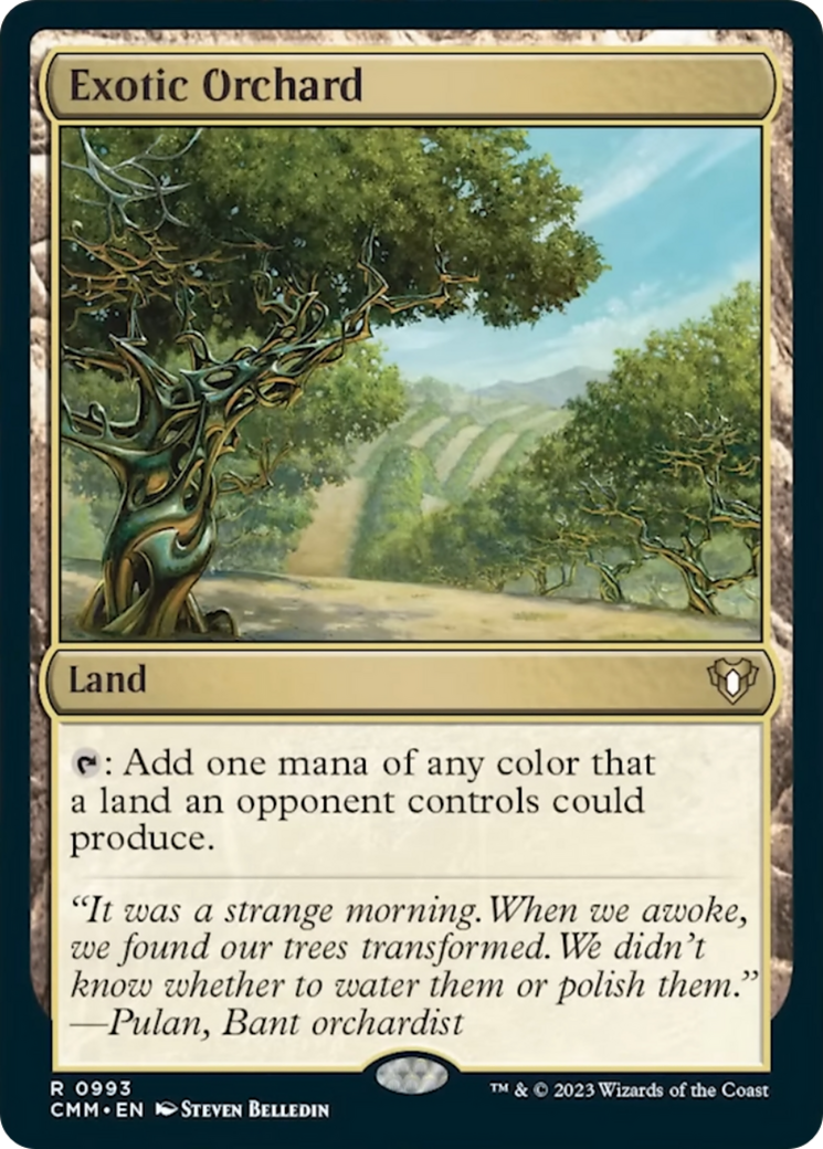 Exotic Orchard [Commander Masters] | Tabernacle Games