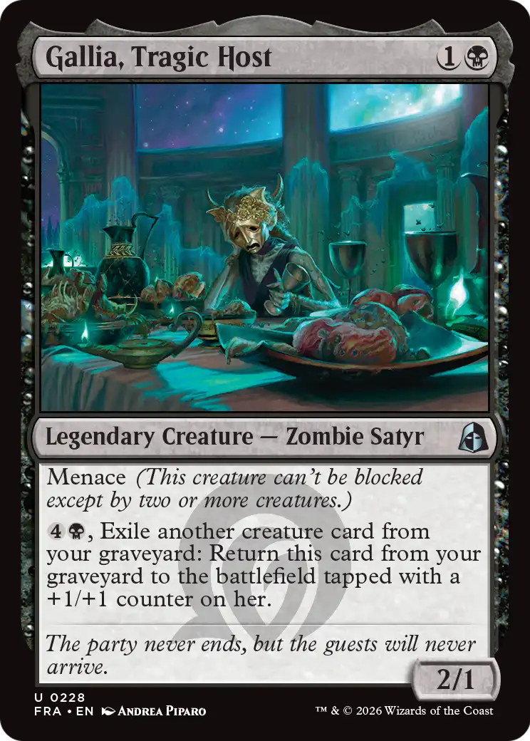 Gallia, Tragic Host [Reality Fracture] | Tabernacle Games