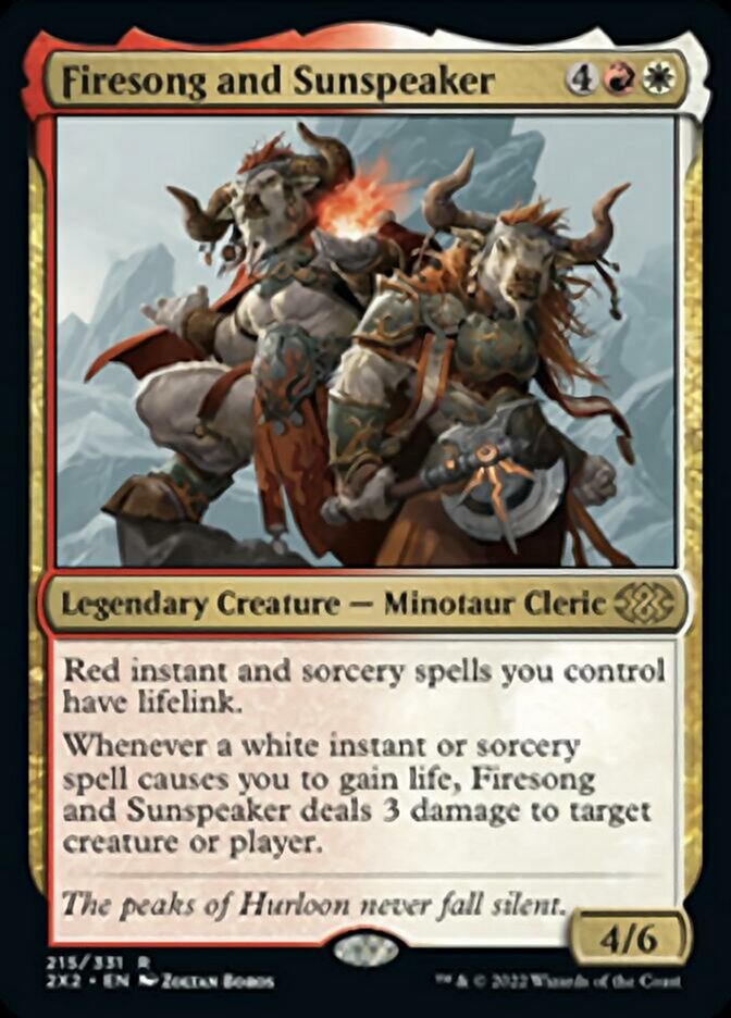 Firesong and Sunspeaker [Double Masters 2022] | Tabernacle Games