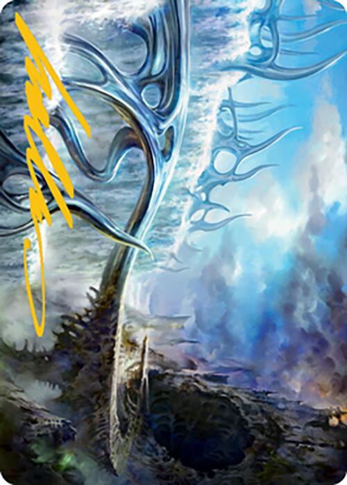 Mistvault Bridge Art Card (Gold-Stamped Signature) [Modern Horizons 2 Art Series] | Tabernacle Games