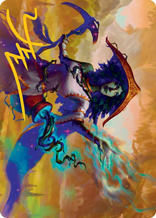 Sythis, Harvest's Hand Art Card (Gold-Stamped Signature) [Modern Horizons 2 Art Series] | Tabernacle Games