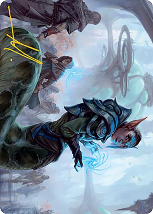 Lonis, Cryptozoologist Art Card (Gold-Stamped Signature) [Modern Horizons 2 Art Series] | Tabernacle Games