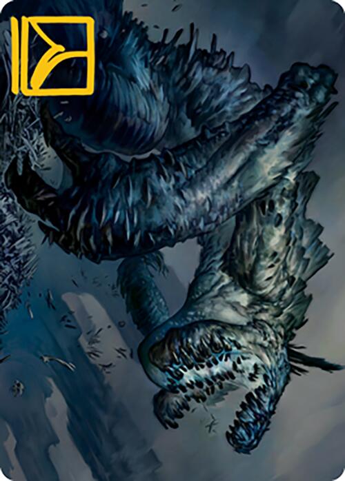 Necrogoyf Art Card (Gold-Stamped Signature) [Modern Horizons 2 Art Series] | Tabernacle Games
