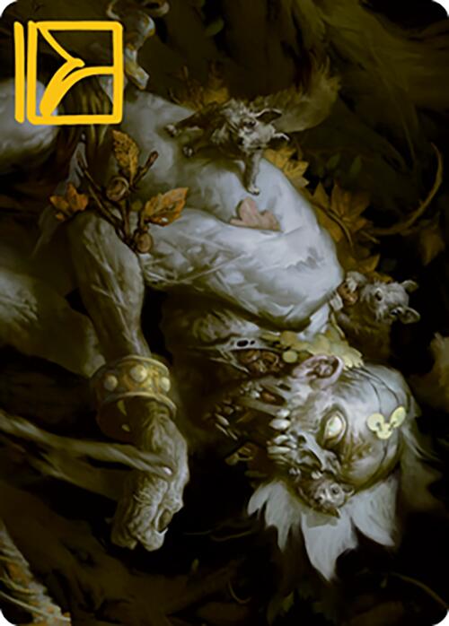 Nested Shambler Art Card (Gold-Stamped Signature) [Modern Horizons 2 Art Series] | Tabernacle Games