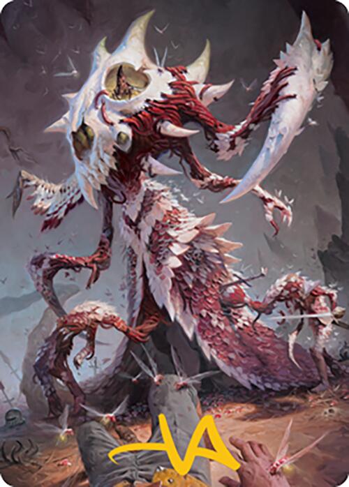 Grist, the Hunger Tide Art Card (56) (Gold-Stamped Signature) [Modern Horizons 2 Art Series] | Tabernacle Games