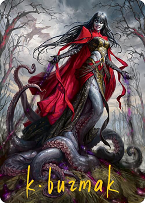 Geyadrone Dihada Art Card (54) (Gold-Stamped Signature) [Modern Horizons 2 Art Series] | Tabernacle Games