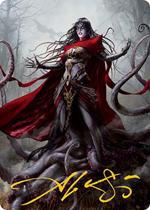 Geyadrone Dihada Art Card (53) (Gold-Stamped Signature) [Modern Horizons 2 Art Series] | Tabernacle Games