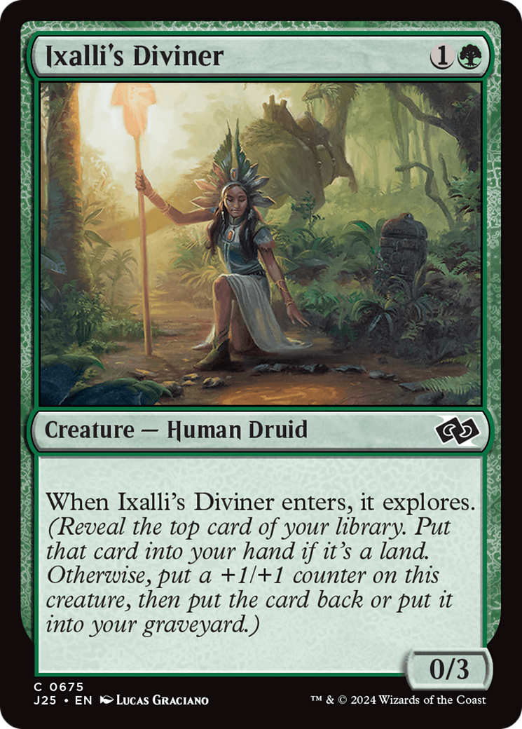 Ixalli's Diviner [Foundations Jumpstart] | Tabernacle Games