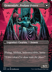 Westvale Abbey // Ormendahl, Profane Prince (Display Commander) (Borderless) [Secret Lair: From Cute to Brute] | Tabernacle Games