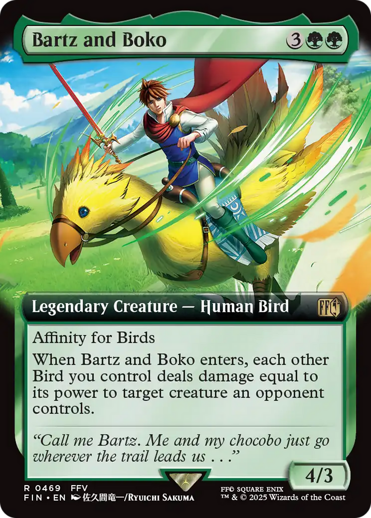 Bartz and Boko (Extended Art) [FINAL FANTASY] | Tabernacle Games