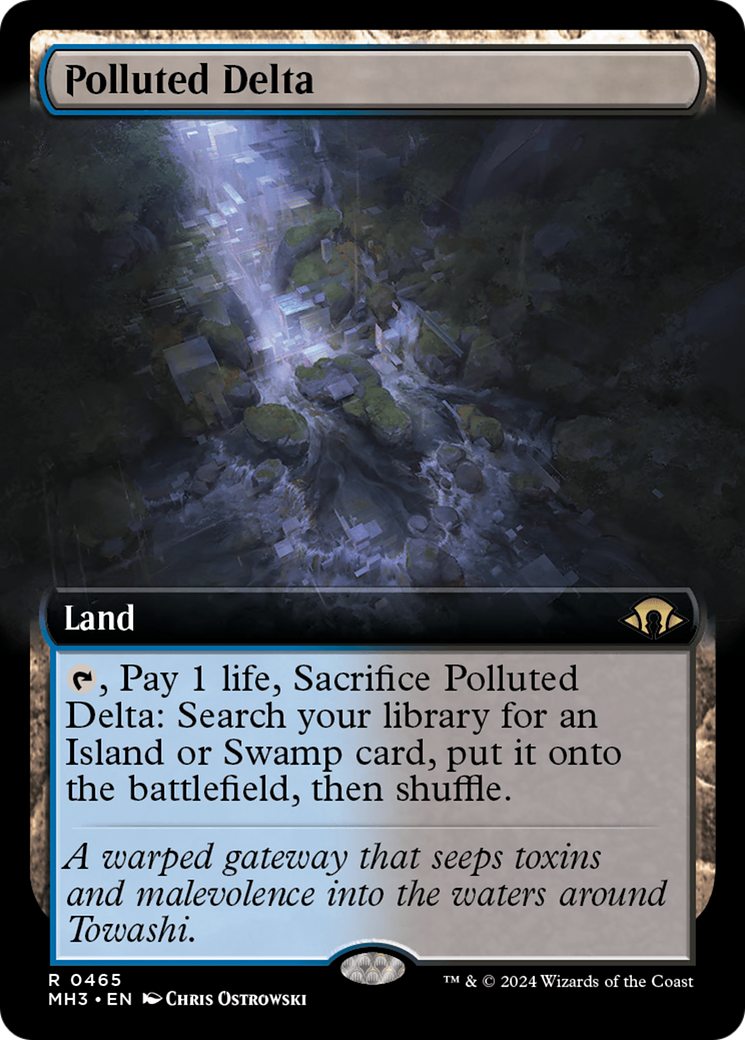 Polluted Delta (Extended Art) [Modern Horizons 3] | Tabernacle Games