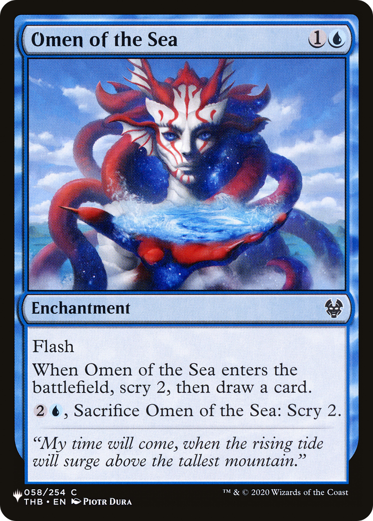 Omen of the Sea [The List Reprints] | Tabernacle Games