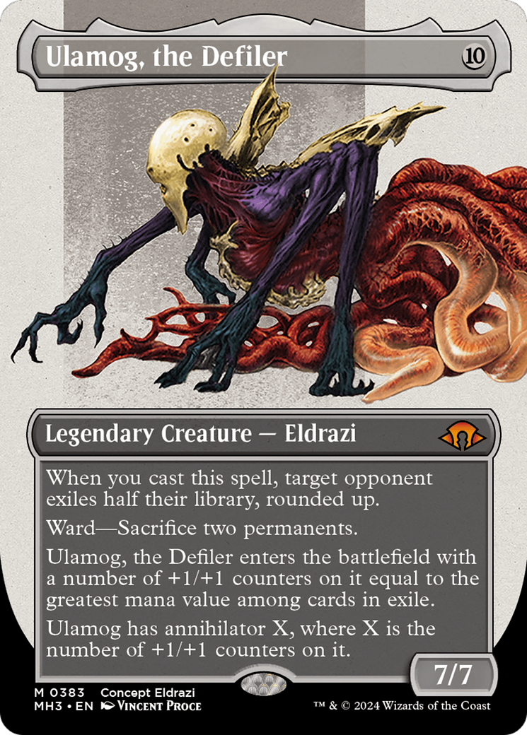 Ulamog, the Defiler (Borderless) [Modern Horizons 3] | Tabernacle Games