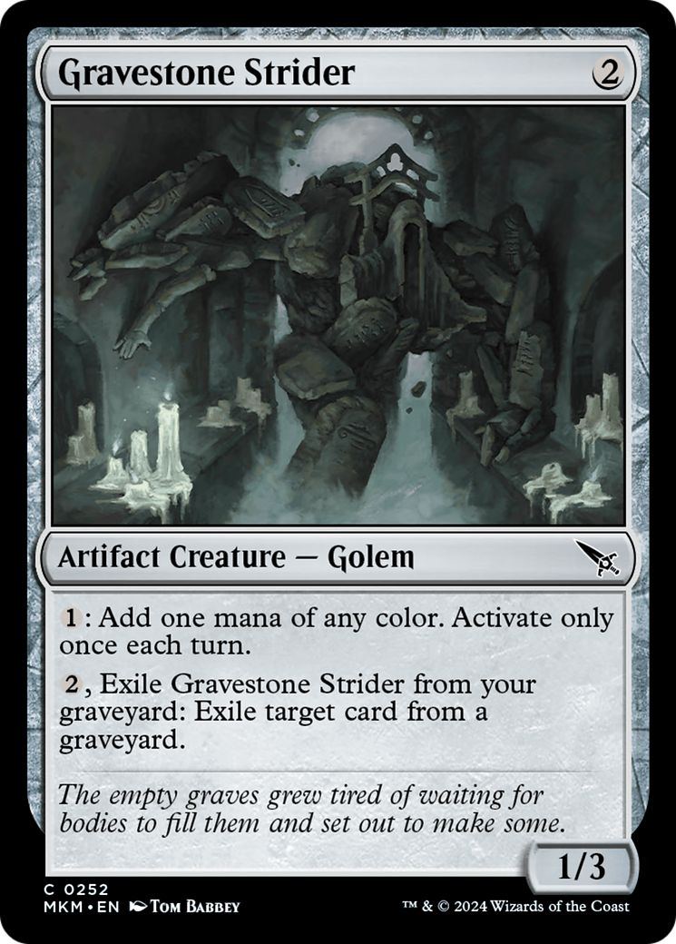 Gravestone Strider [Murders at Karlov Manor] | Tabernacle Games