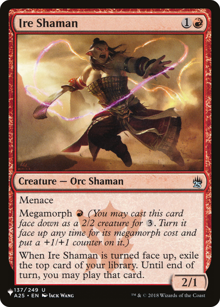 Ire Shaman [The List] | Tabernacle Games