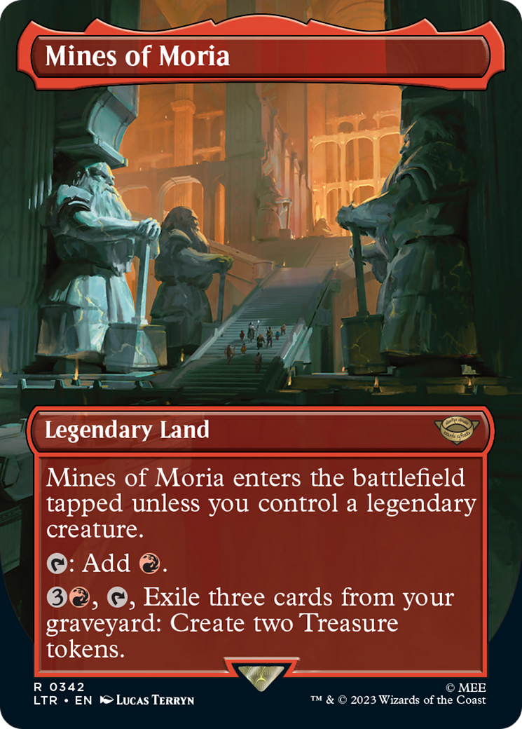Mines of Moria (Borderless Alternate Art) (342) [The Lord of the Rings: Tales of Middle-Earth] | Tabernacle Games
