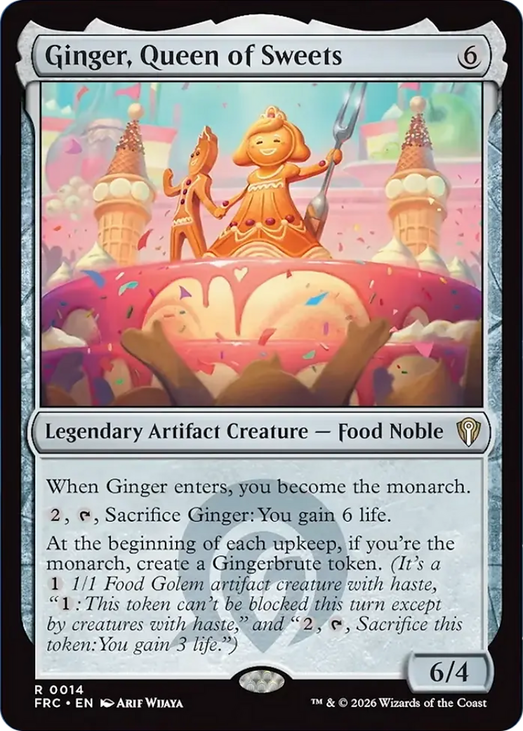 Ginger, Queen of Sweets [Reality Fracture Commander] | Tabernacle Games