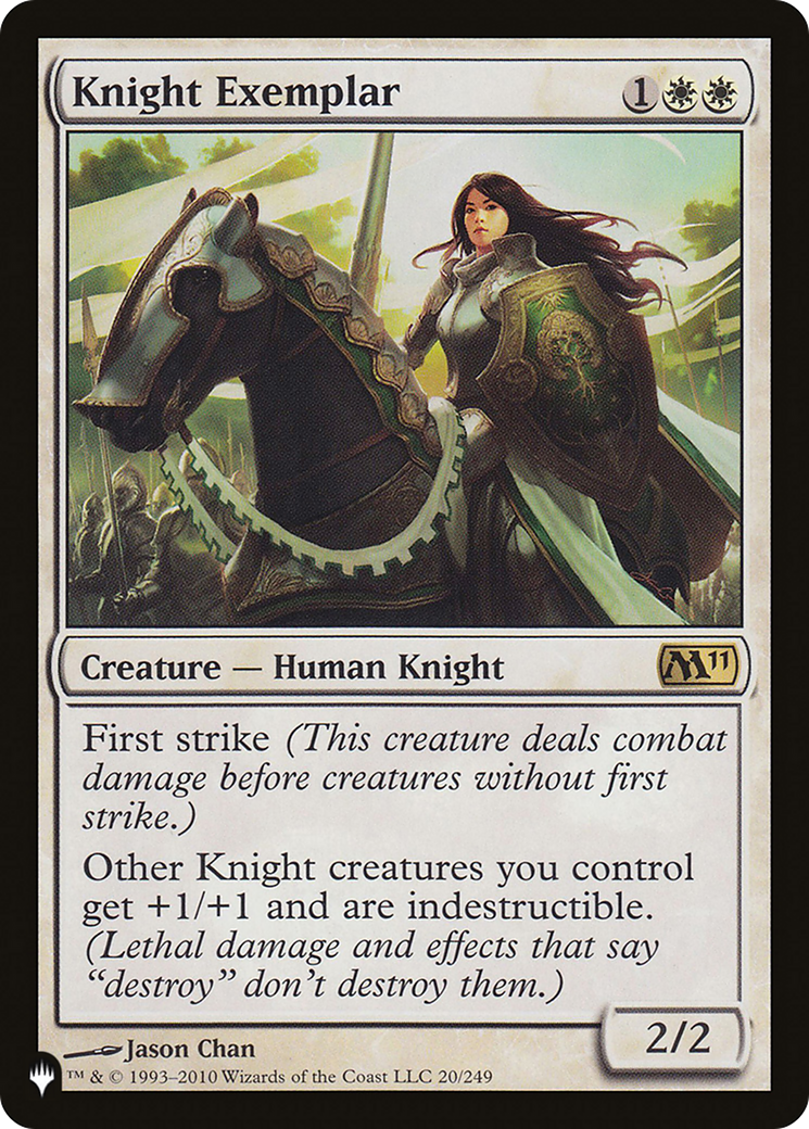 Knight Exemplar (Magic 2011) [The List] | Tabernacle Games