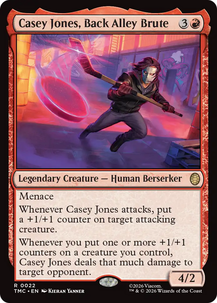 Casey Jones, Back Alley Brute [Teenage Mutant Ninja Turtles Commander] | Tabernacle Games