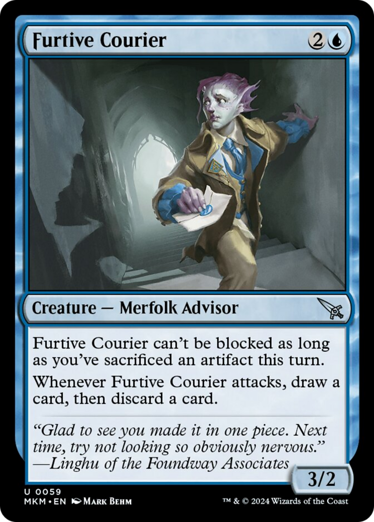 Furtive Courier [Murders at Karlov Manor] | Tabernacle Games