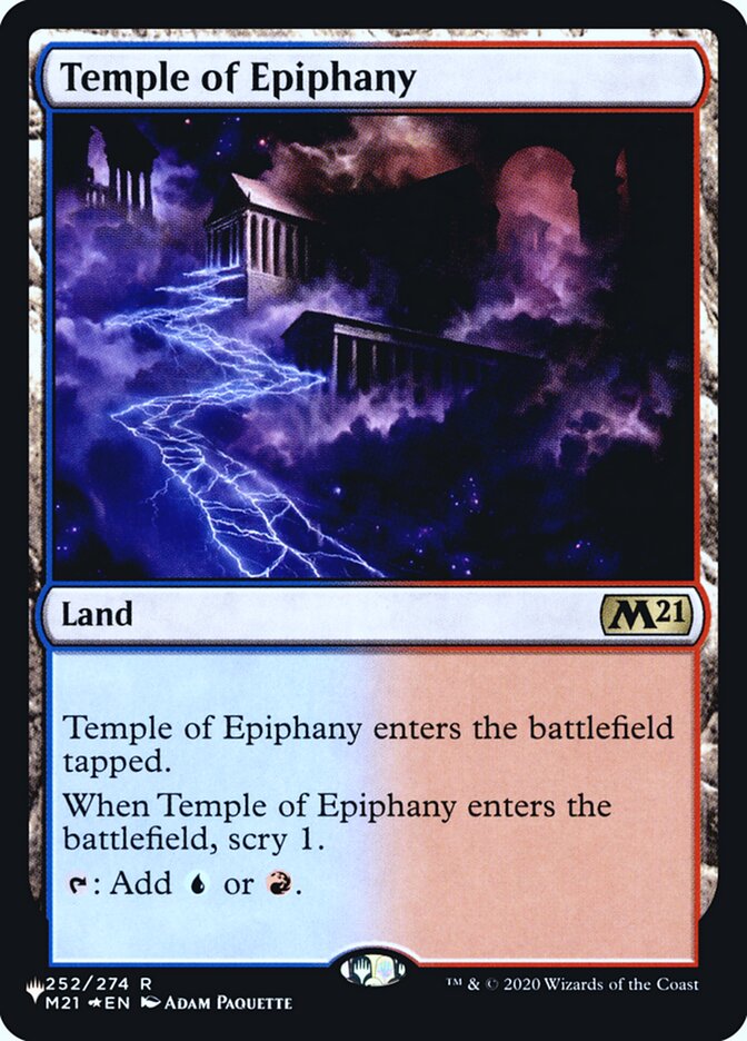 Temple of Epiphany [Secret Lair: Heads I Win, Tails You Lose] | Tabernacle Games