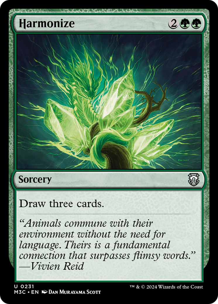 Harmonize (Ripple Foil) [Modern Horizons 3 Commander] | Tabernacle Games
