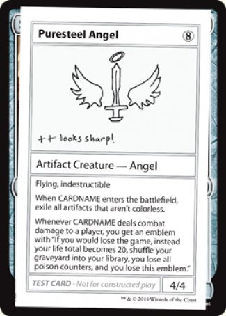 Puresteel Angel (2021 Edition) [Mystery Booster Playtest Cards] | Tabernacle Games