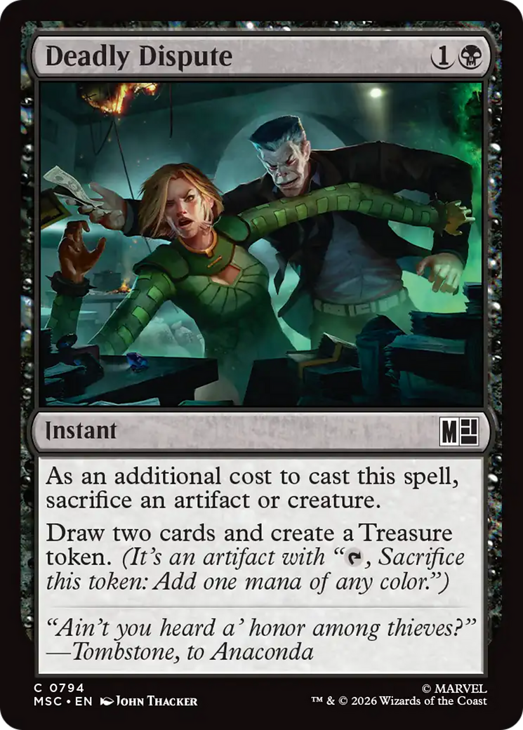 Deadly Dispute [Marvel Super Heroes Commander] | Tabernacle Games