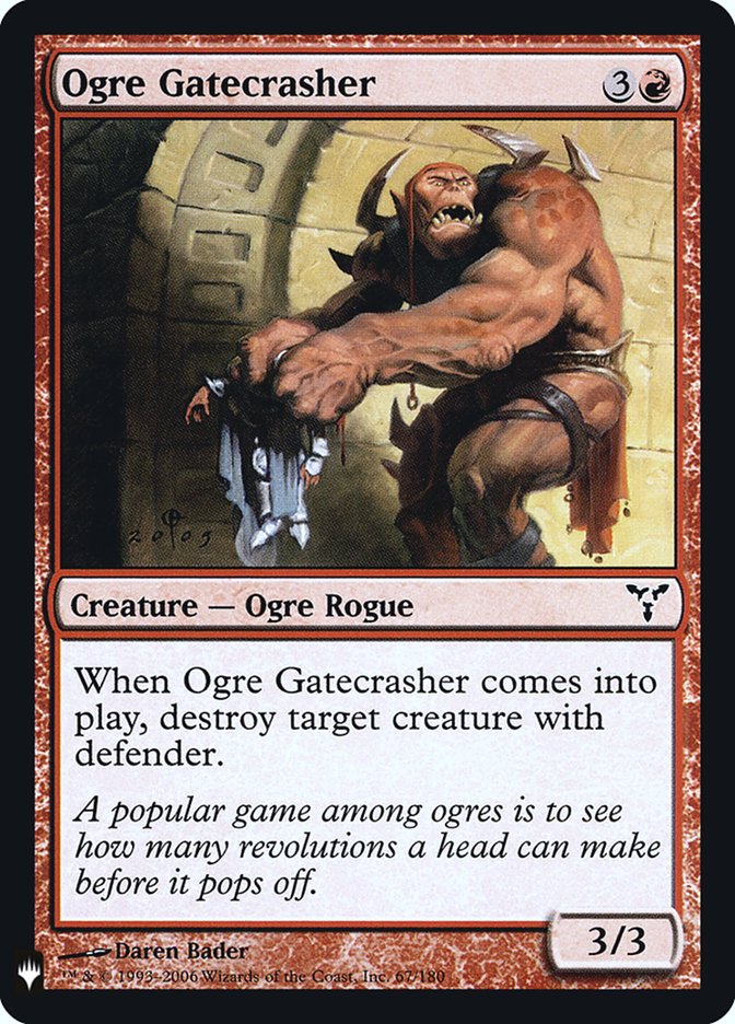 Ogre Gatecrasher [Mystery Booster] | Tabernacle Games