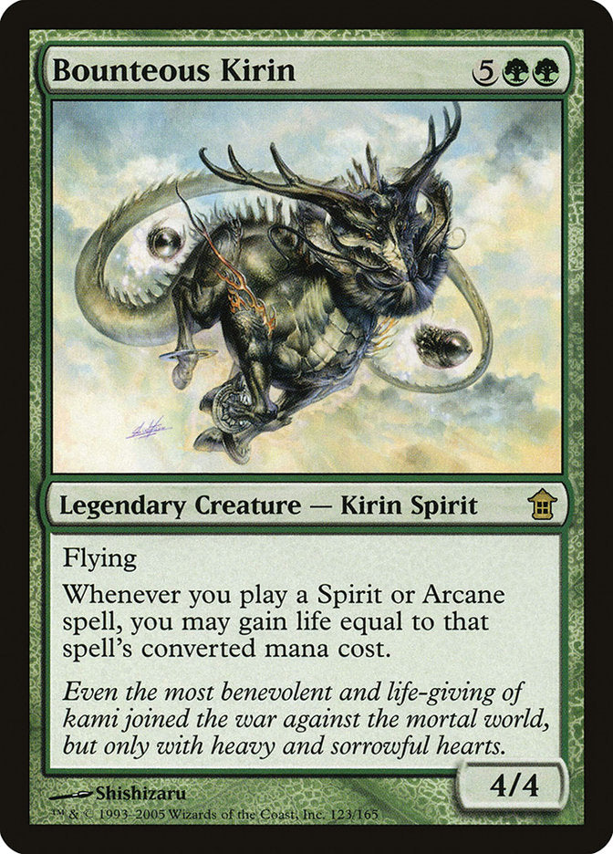 Bounteous Kirin [Saviors of Kamigawa] | Tabernacle Games